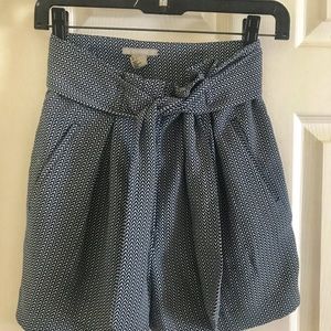 High rise shorts